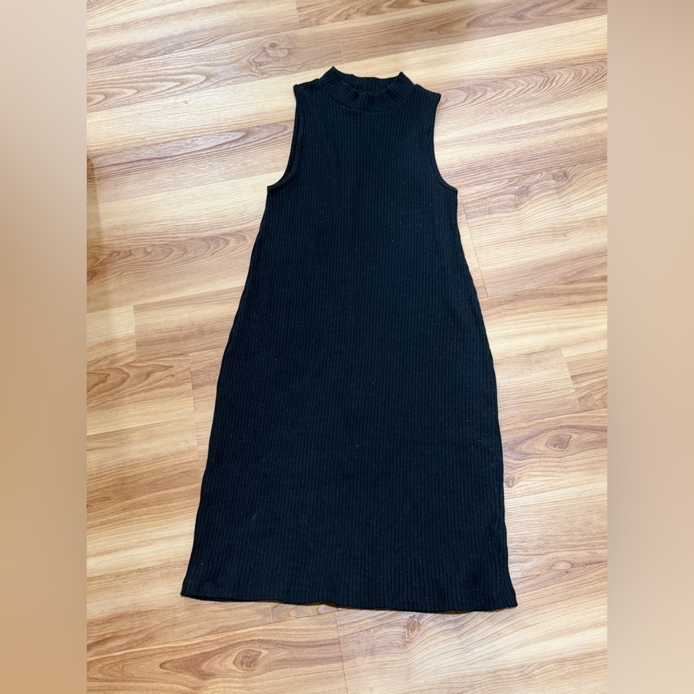 Old Navy Black Midi Dress